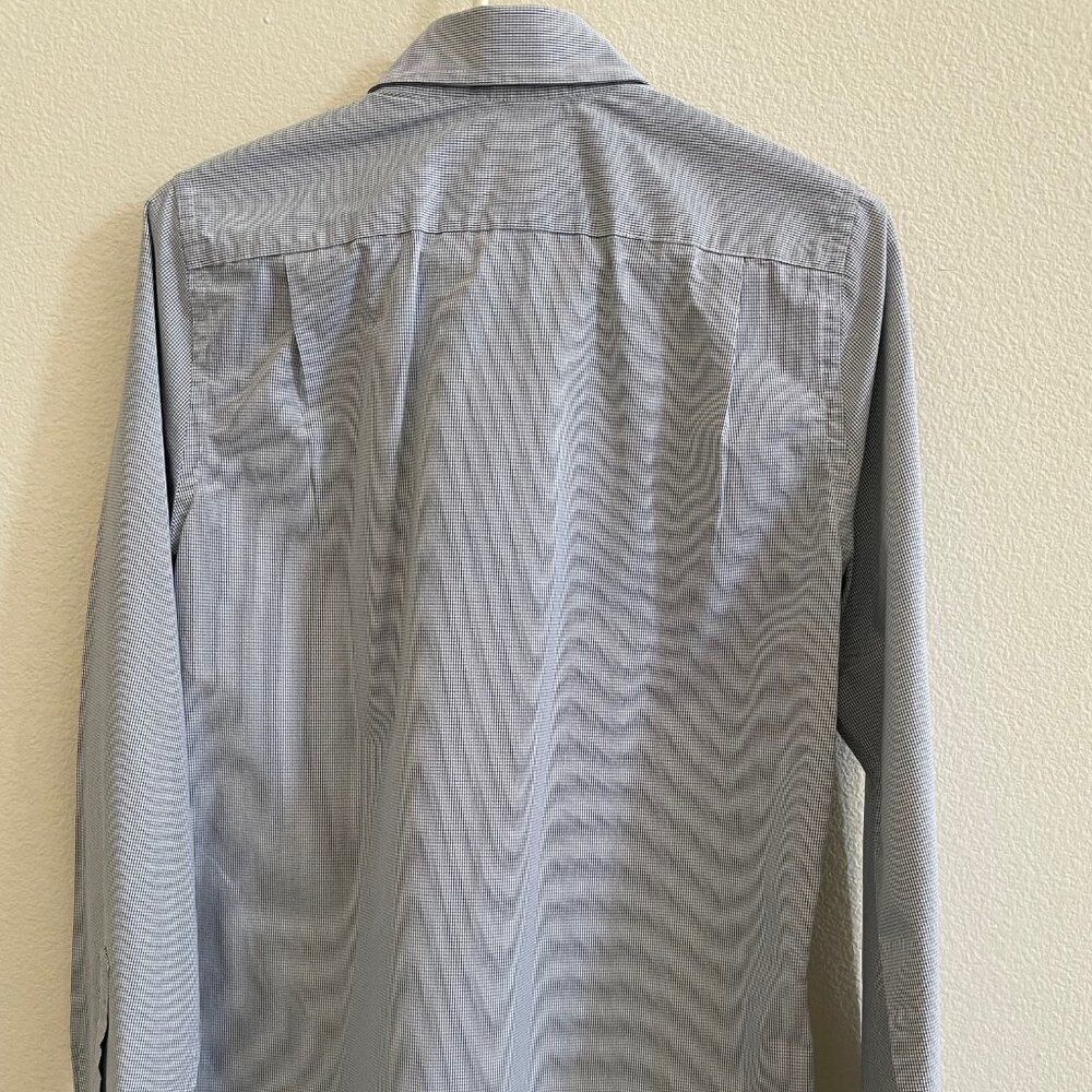 Abercrombie & Fitch Oxford cotton shirt. White with blue mesh color. Size S. - Picture 2 of 5